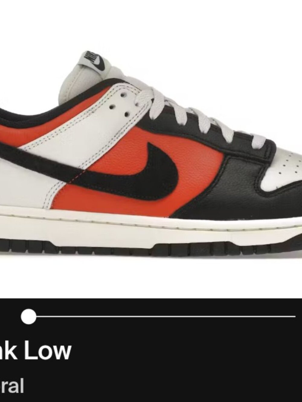 Nike Dunk Low Retro Phantom Black Vintage Coral Size - 11.5